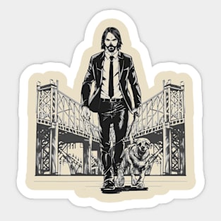 John Wick (bridge) Sticker